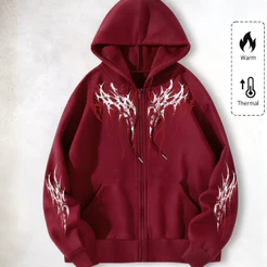 Jaqueta Moletom Y2K Gótico Zíper Frio Cyberpunk Alta Qualidade Lançamento Promoção