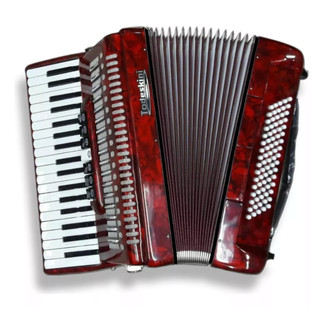Acordeon Sanfona Gaita 80 Baixos 7 Registro +case +NF-e na caixa