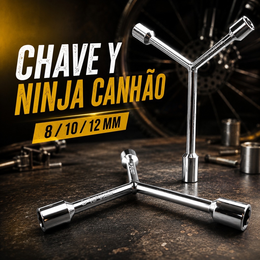 Chave Y Ninja Canhao 8/10/12