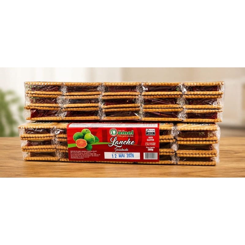 lanche goiabada lanchinho do nordeste 100% natural biscoito