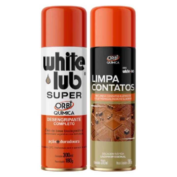 Limpa Contato Elétrico / Óleo Desengripante White Lub Spray 300ml