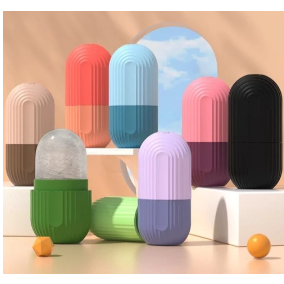 Rolo Facial Para Gelo Anti Inchaço Silicone Cuidados Faciais  pronto entrega