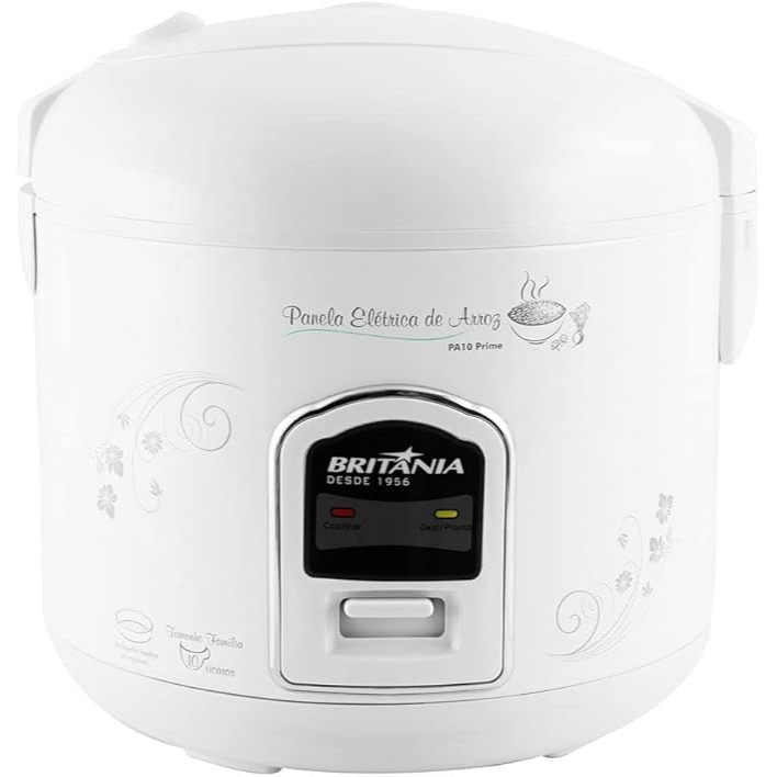 Panela de Arroz Elétrica Britânia 10 Xícaras 4L PA10 Prime - 220V