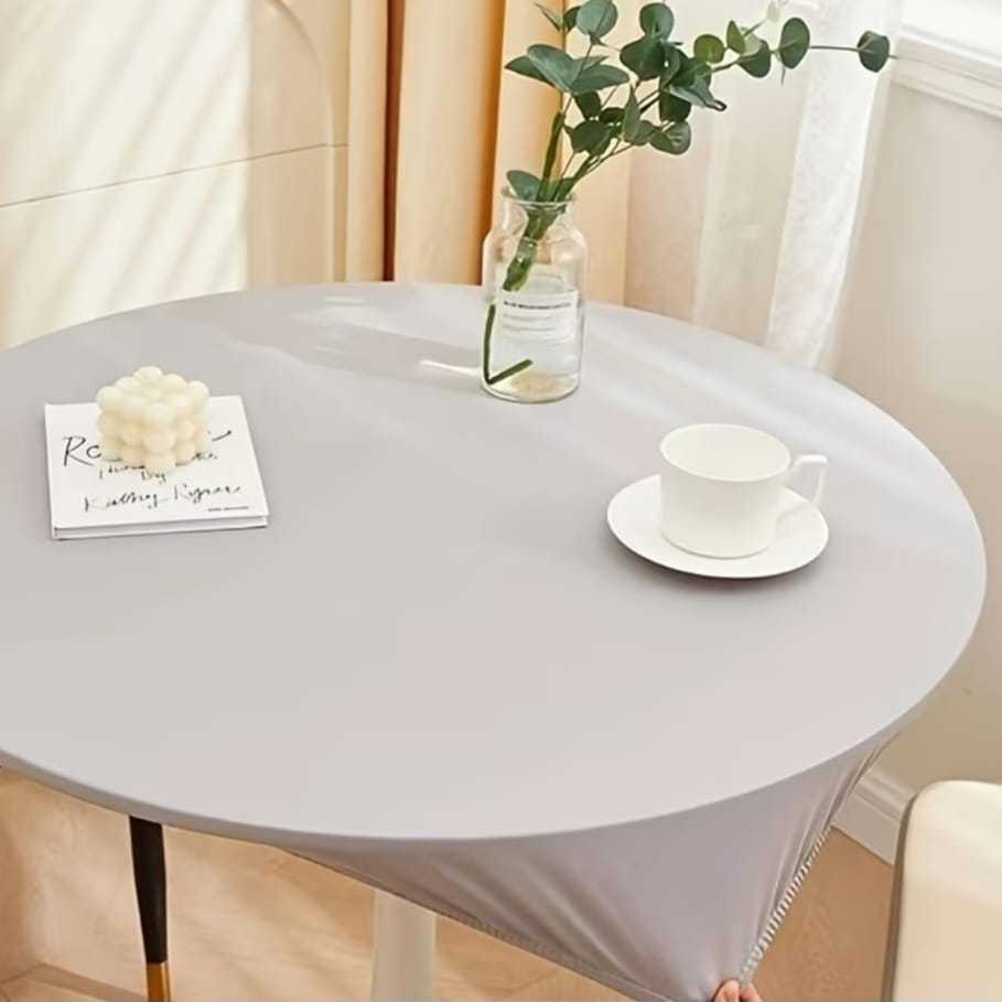 CAPA TOALHA DE MESA REDONDA ESTILO  EIFFEL COM ELÁSTICO VÁRIAS MEDIDAS - ENVIO RÁPIDO
