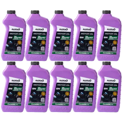 Kit 10L Óleo De Motor 10W40 API SN Sintético Radnaq 1 Litro