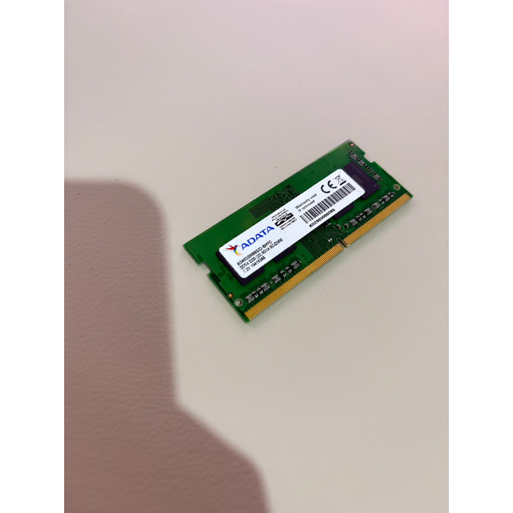 Memória RAM Notebook ADATA 8GB DDR4 3200MHz Sodimm AD4S320088G22-BHYC