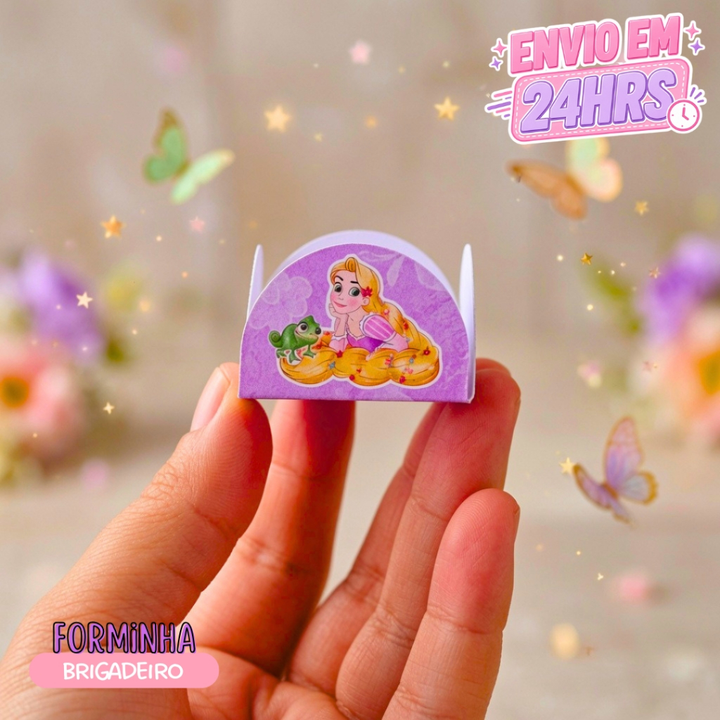 Forminha de Doces Enrolados Personalizada no Tema /Lembrancinha de Festa /Aniversário