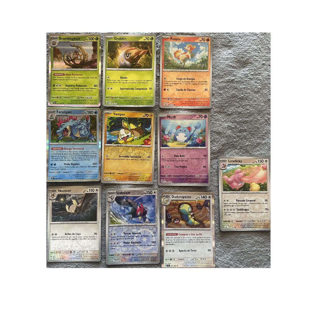 Cartas Pokémon Forças Temporais (162) Reverse Holo e Holo | Master Set | Escolha a Carta