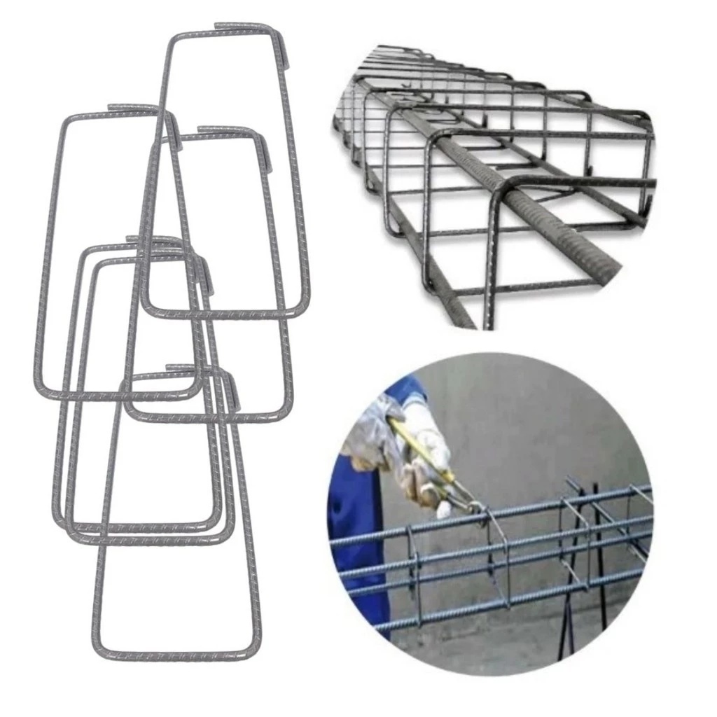 Estribo Pronto 7x17cm Ferro 4,2mm Viga Coluna Construção Civil Kit 50 Peças