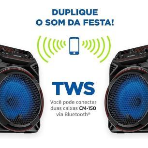 Caixa de Som Amplificada Mondial 150W RMS CM-150 - Bivolt — imagem 2 de 2