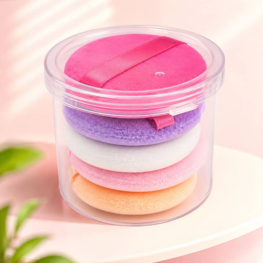 Esponja de Maquiagem Kit com 5 Esponjas Puff de Maquiagem Super Macias e Lavável, Cor, Maciez e Precisão Para sua Make