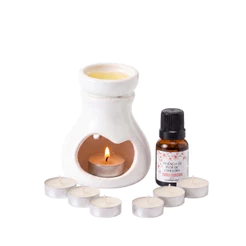 Difusor Ambiente Rechaud Cerâmica Aroma E Velas