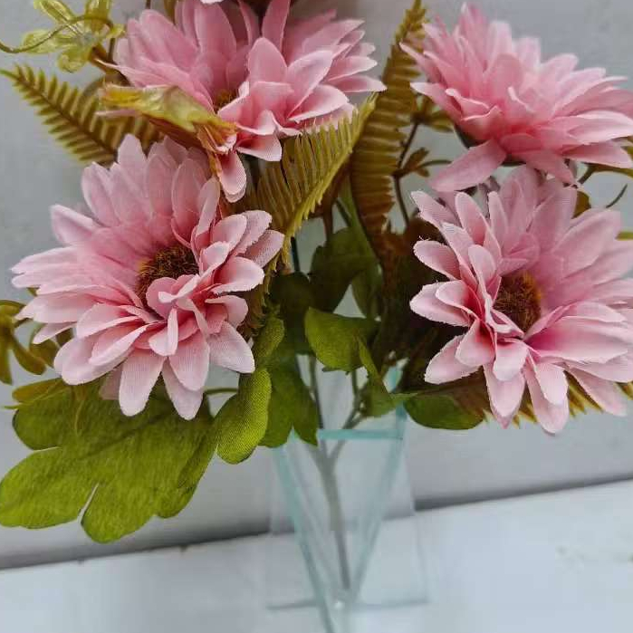 Buque de mini dalia mesclada com 5 unidades
