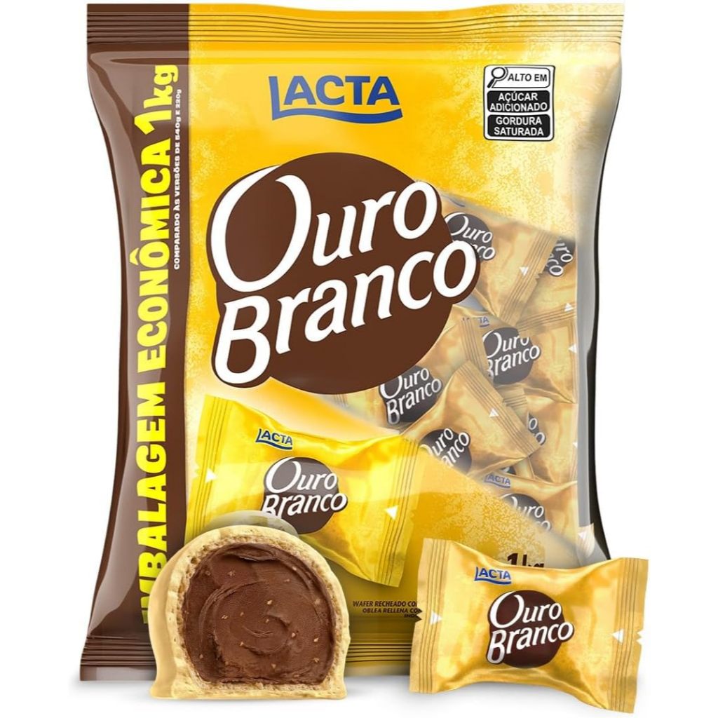 Bombom Lacta Ouro Branco 1kg