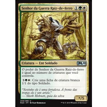 Senhor da Guerra Raiz-de-ferro (Ent / Soldado) - - Magic The Gathering