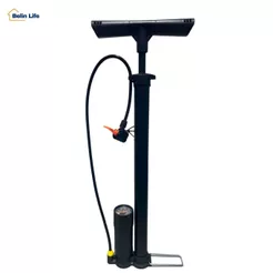 Bomba de Encher Pneu de Bicicleta e Moto Manual Portátil de Ferro Reforçada com Bico para Bola