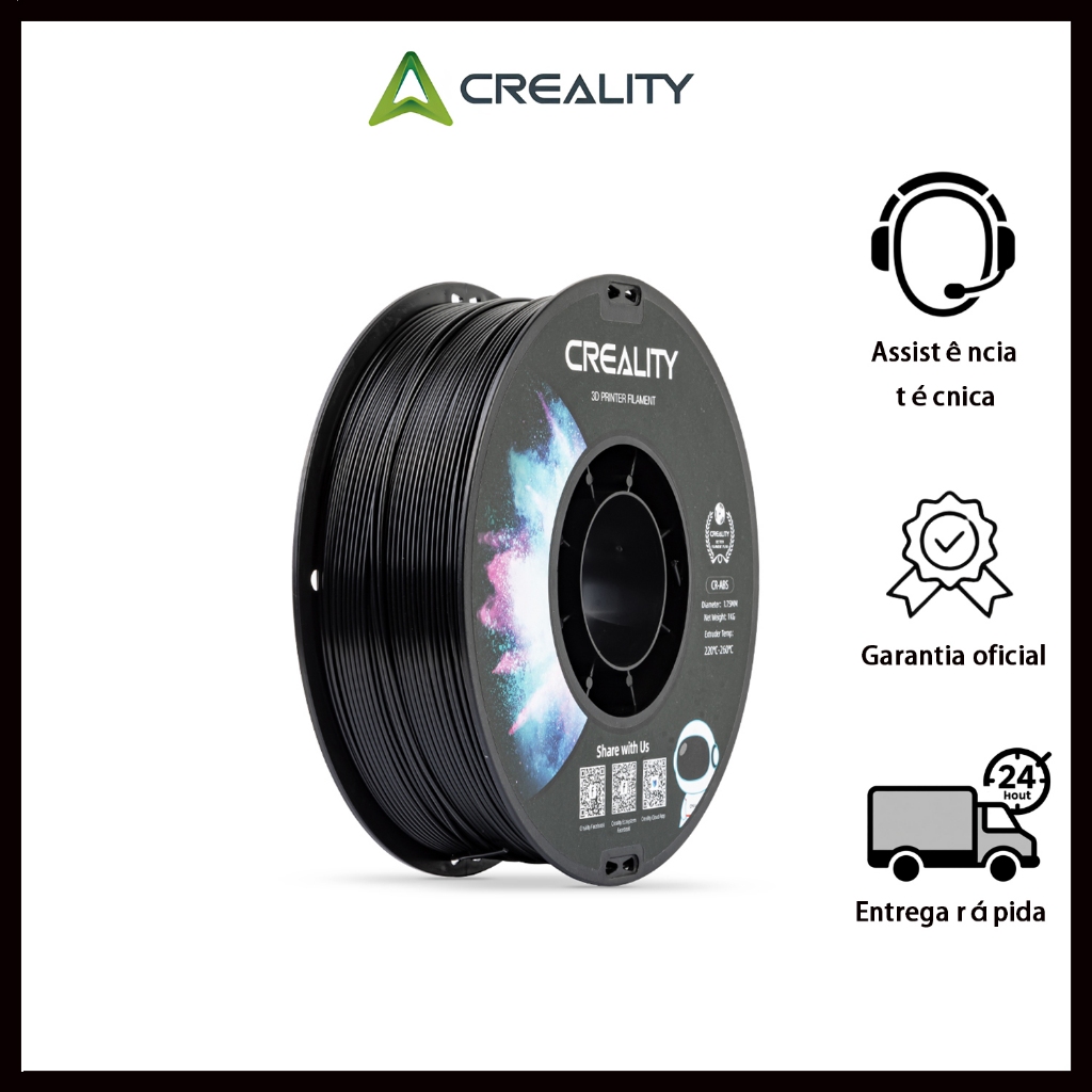 Creality CR-ABS Filamento Resistente a impactos/resistente à abrasão -1.75mm -1k