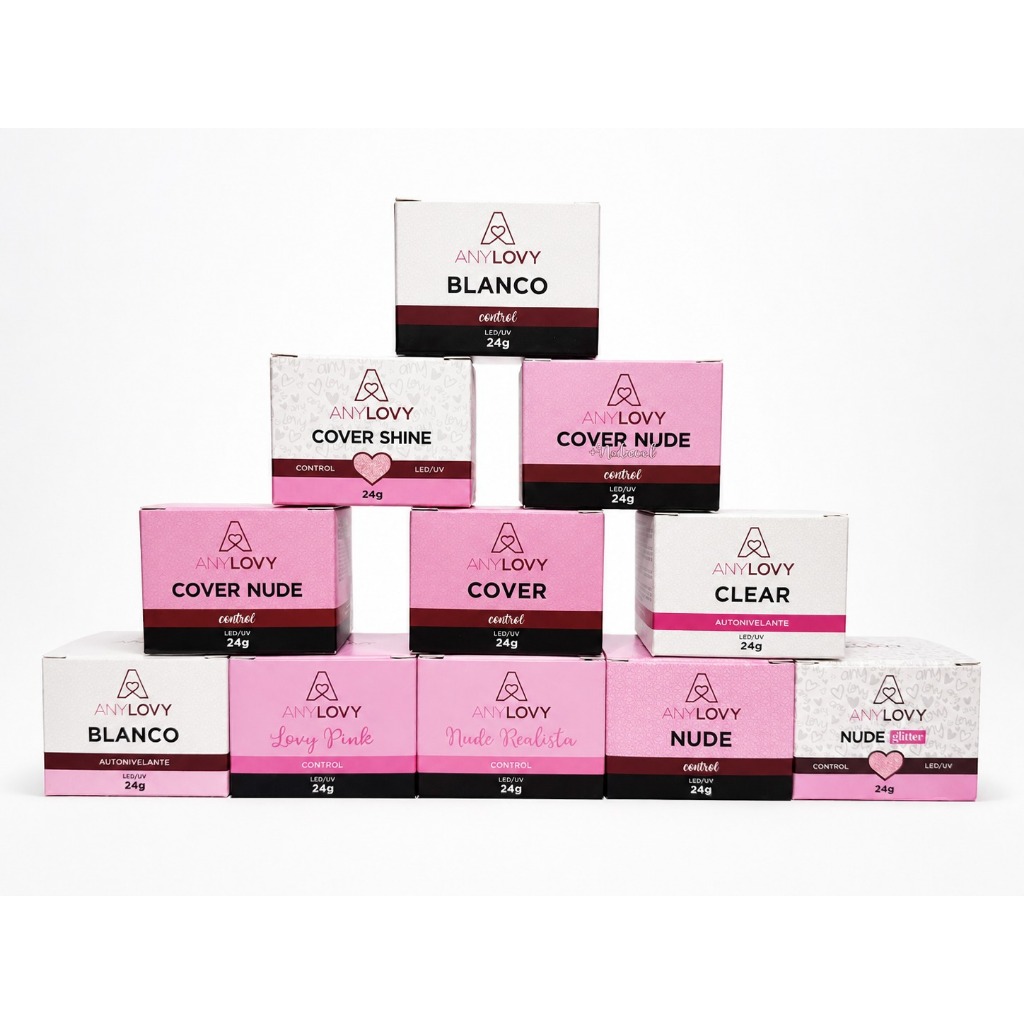 Gel AnyLovy - 24g Construtor Alongamento Unha Postiça Acrigel