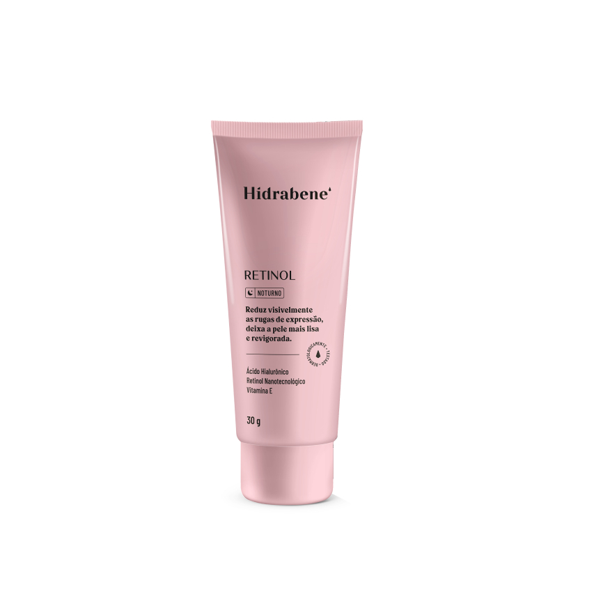 Imagem Hidrabene Retinol Noturno Antirrugas com Ácido Hialurônico 30g