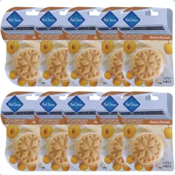 Kit 10 Pastilhas BaClean Aromatizante Ar Condicionado Ameixa Dourada