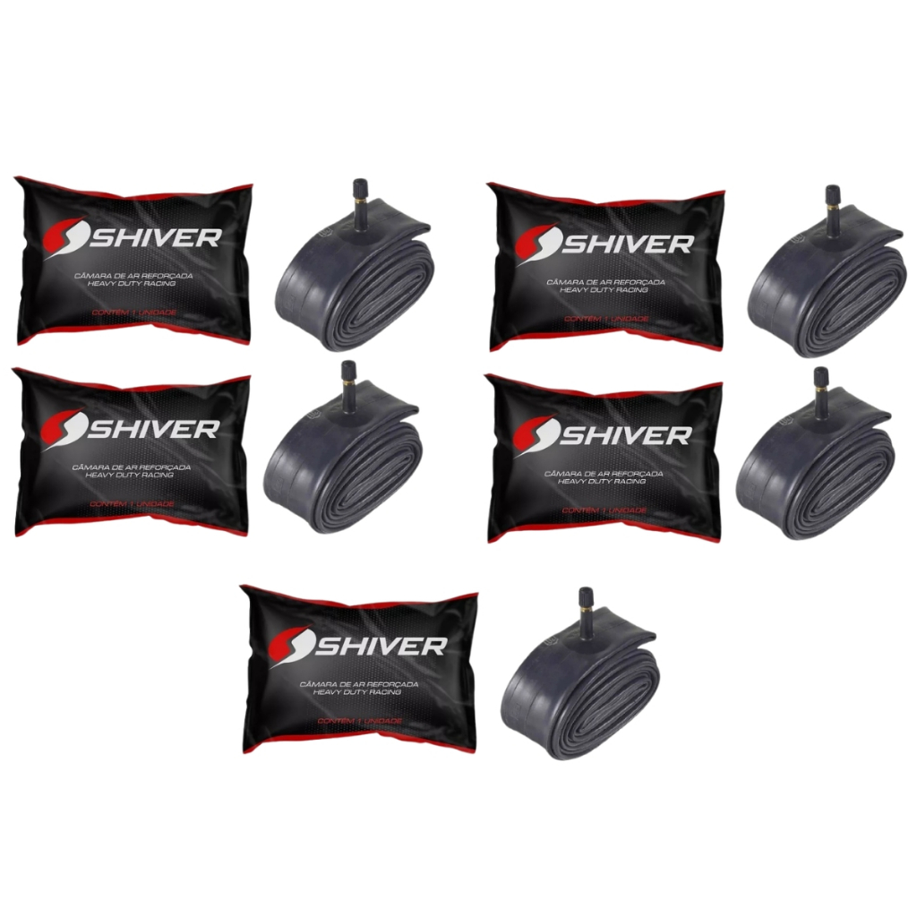Câmara De Ar Para Pneu aro 18 Moto Kit  Com 5 Unidades TITAN FAN CARGO FACTOR FA