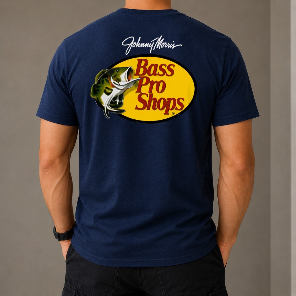 Camiseta Unissex Americana Tendencia Exclusiva De Pesca Bass Pro Shops