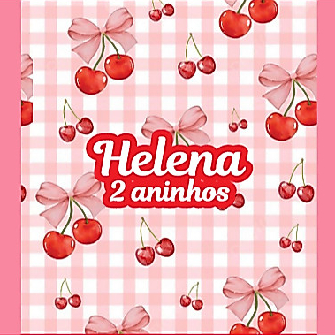 Kit 10 Capas Cerejinha  Personalizada para Barra de chocolate 90g  - Lembrancinha Personalizada  Cerejinha