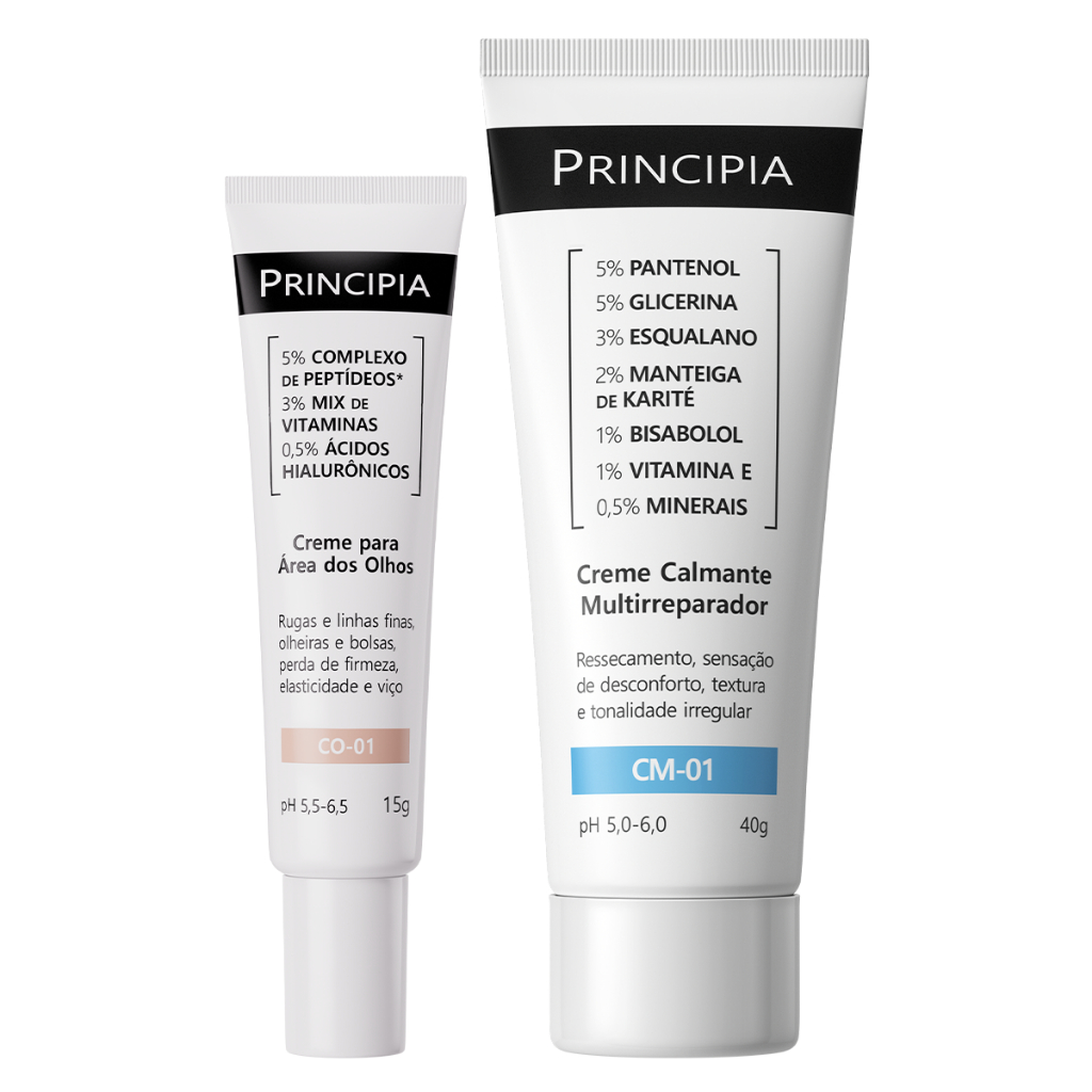 Principia Kit Creme Para os olhos CO-01 + Creme Multirreparador CM-01
