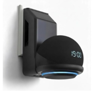 Suporte de Parede para Alexa Echo Dot 5ª Geração com Encaixe na Tomada