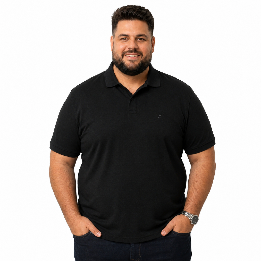 Camisa Polo Sem Bolso, Tamanhos G1 a G9 em Cores Exclusivas