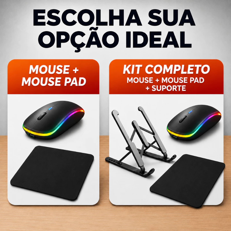 Suporte para Notebook com Mouse Pad e Sem Fio — foto 2