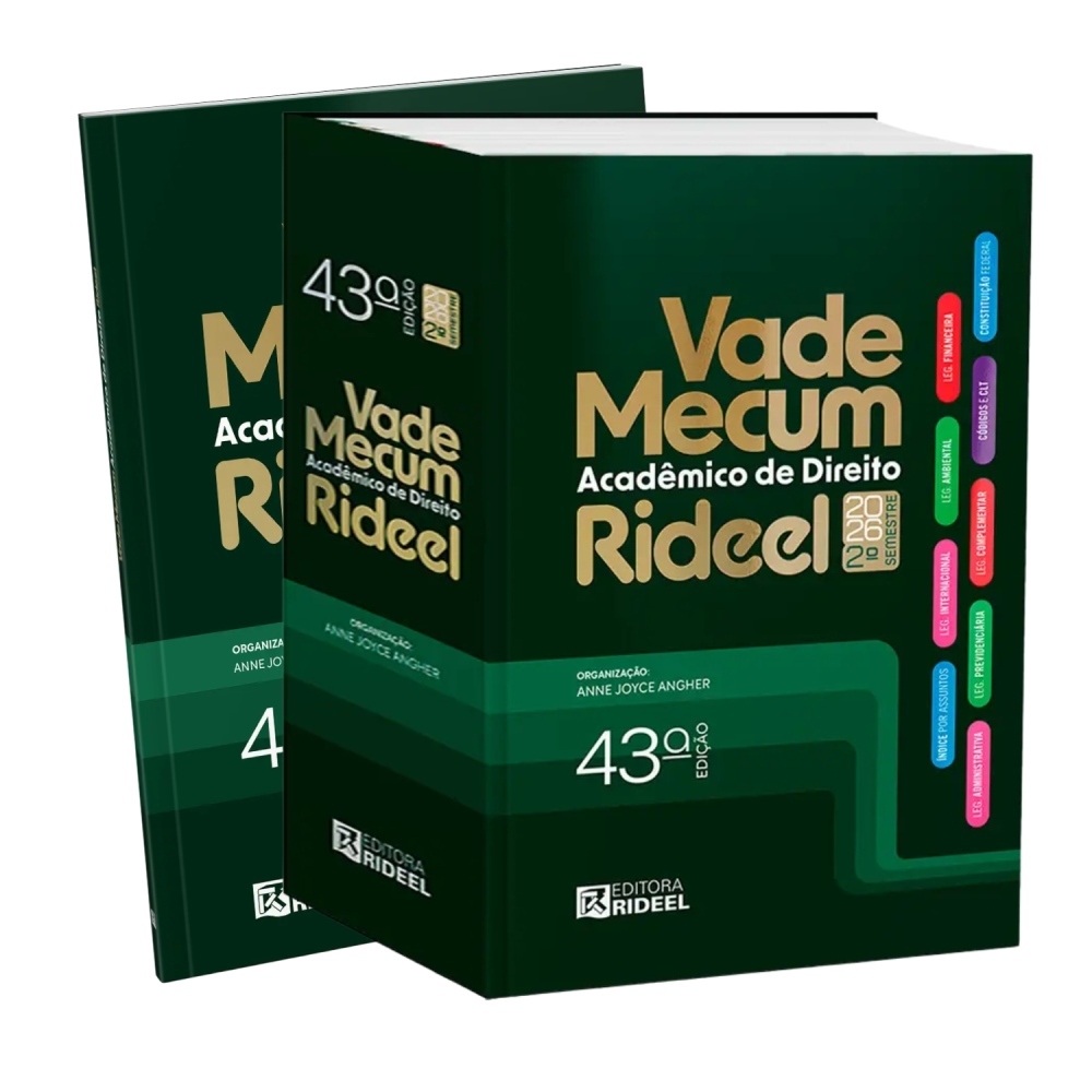 Vade Mecum Acadêmico De Direito Rideel - 43ª Edição/2026 (2º Semestre)