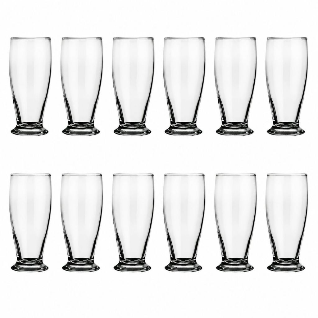 Kit 12 Copos Cerveja Tulipa Nadir 200ml Vidro Casa E Bares