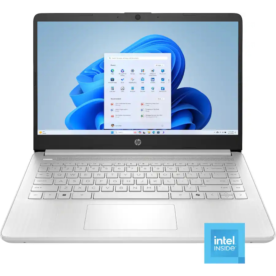 Notebook HP Intel N150 4-core tela 14 128GB SSD windows 11