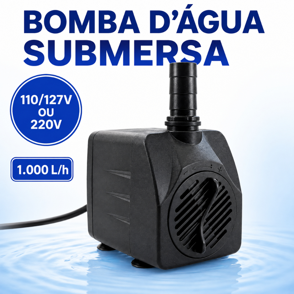 Bomba D’Água Climatizador Ventisol CLI Pro 45 70 100 Litros 110V ou 220V Submersa 1000L/h