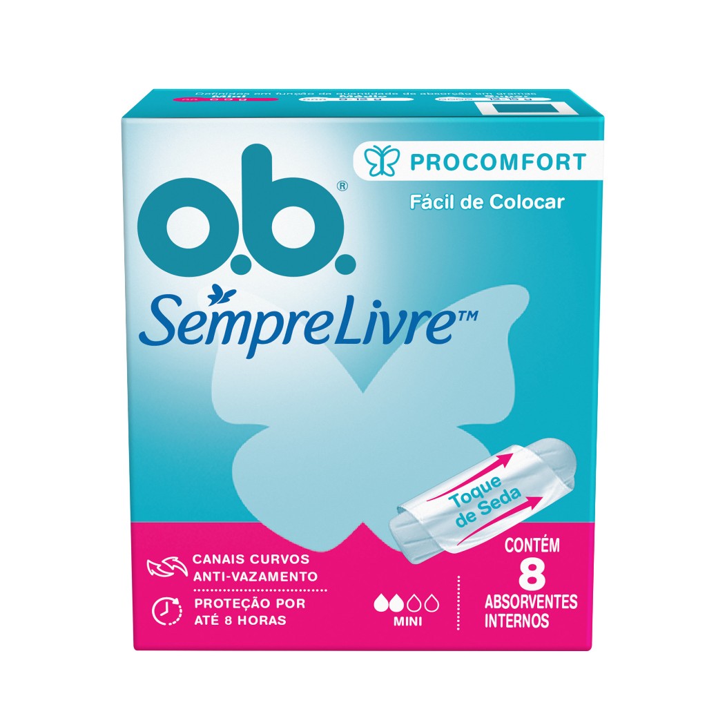 O.B.® SEMPRE LIVRE® MINI 8 Unidades