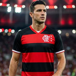 Camiseta Flamengo Tradição Masculina Escudo Retrô 1981