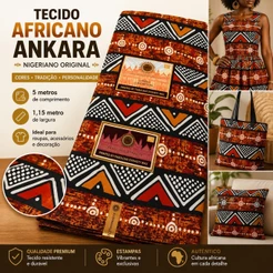 TECIDO ANKARA AFRICANO PANO ESTAMPA ROUPAS RELIGIOSAS CANDOMBLE UMBANDA ORIXA COLORIDO LUXO CONFECCAO OJA PANO DA COSTA