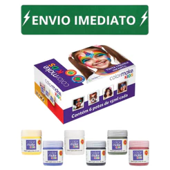 Tinta Líquida Facial Kids 6 Cores 15ml Colormake | Maquiagem Artística Infantil | Pintura Facial