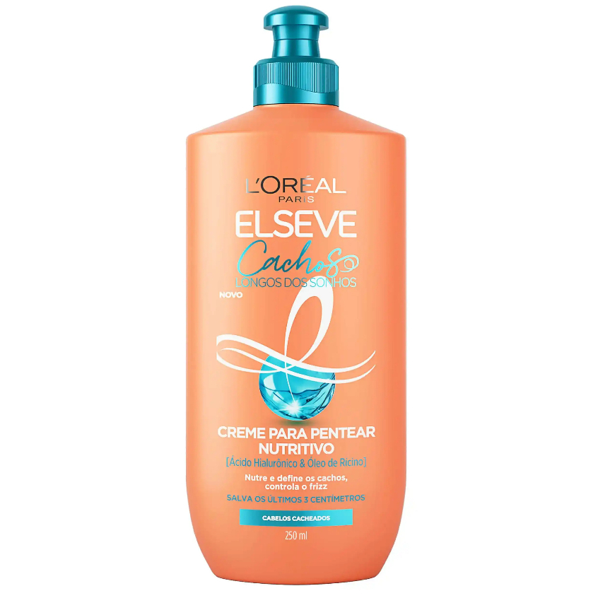 Creme Para Pentear Elseve Longo Dos Sonhos Cachos 250ml