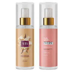 KIT BODY SPLASH FEMININO AURA + INVERSE 200ML BY PRIMACIAL PERFUME DOCE SOFISTICADO
