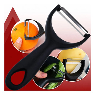 Descascador Legumes Ralador Fatiador Lamina Aço Inox  Profissional Frutas Batata Fácil de Usar