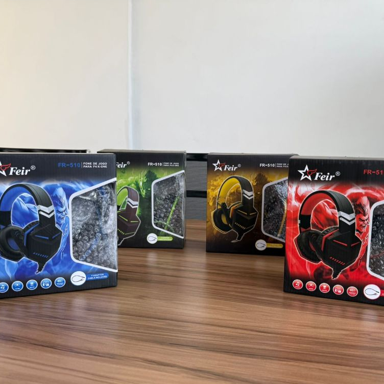 Headset Gamer Feir FR-510 Com Microfone Para Ps4 Xbox One Disponivel COR ALEATÓRIA