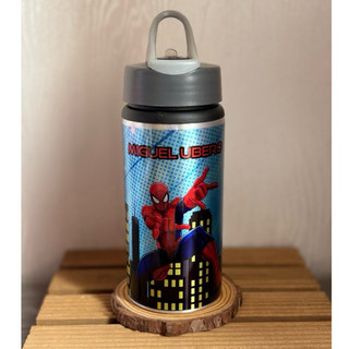 Garrafa homem aranha personalizada com nome