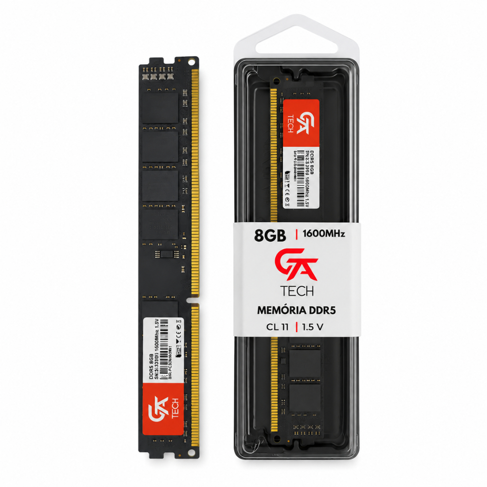 Memória RAM 8gb GTA Tech DDR3 1600MHz Cl11 1.5V