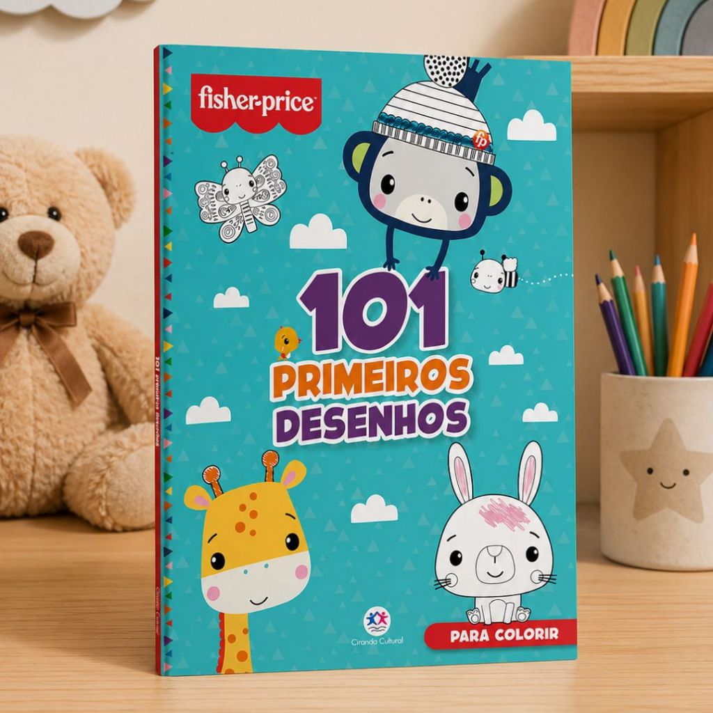 101 Primeiros Desenhos Para Colorir | Fischer Price — imagem 2 de 2
