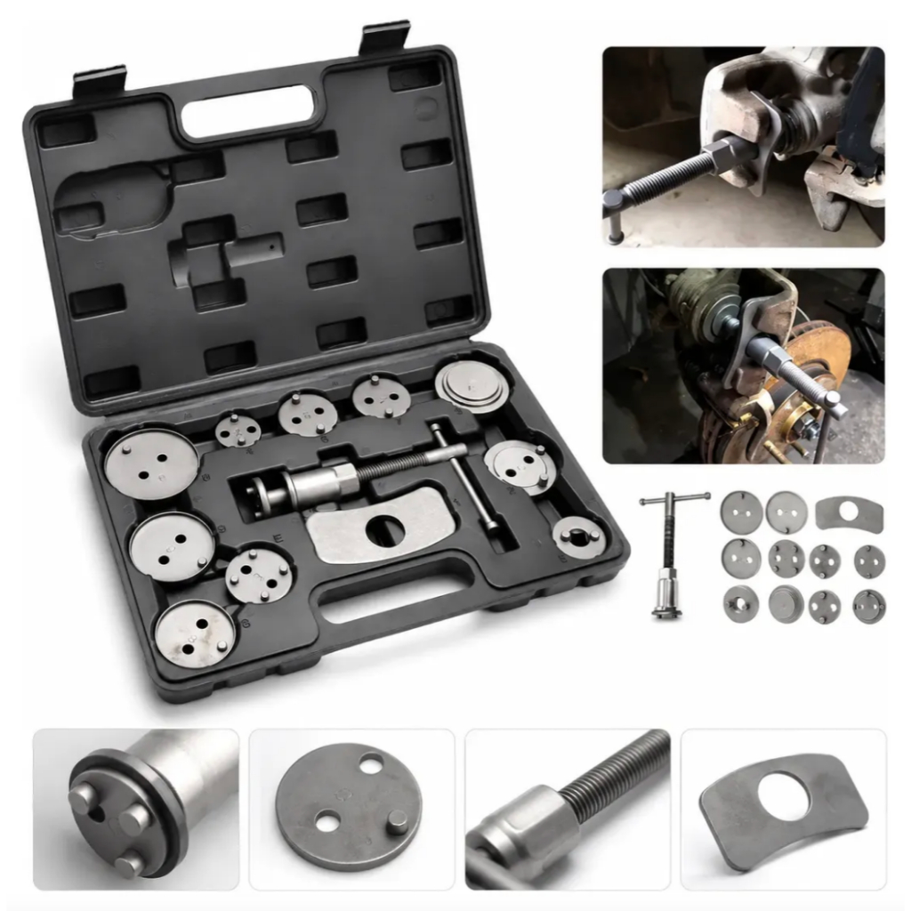 Kit 12 Pcs Ferramenta Para Retornar Êmbolo Da Pinça De Freio