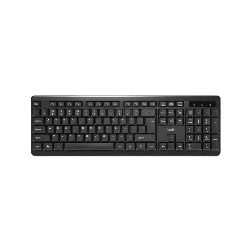 Teclado Mecânico Multilaser TS10 S/ Fio ABNT2 Preto - TC607