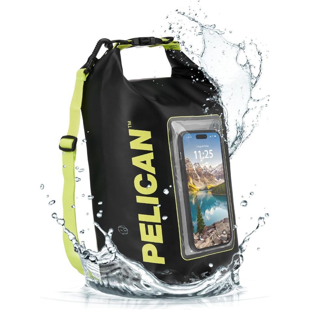 Bolsa impermeável 2L/5L, bolsa crossbody externa, bolsa impermeável 2 em 1, bolsa impermeável de natação em PVC