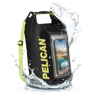 Bolsa impermeável 2L/5L, bolsa crossbody externa, bolsa impermeável 2 em 1, bolsa impermeável de natação em PVC